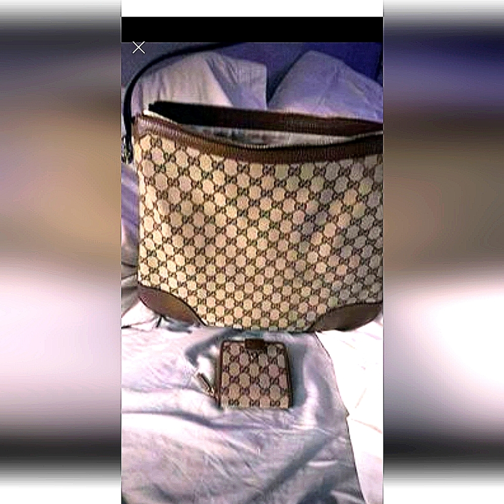 GUCCI OH Hobo L Bree shoulder bag and wallet..pristine